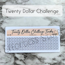 Load image into Gallery viewer, Cream Color Savings Challenge Number Design Tracker | Laminated Trackers | Fits A6 Envelopes | Savings Challenge | Dollar Challenges | Physical Product |