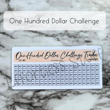 Load image into Gallery viewer, Cream Color Savings Challenge Number Design Tracker | Laminated Trackers | Fits A6 Envelopes | Savings Challenge | Dollar Challenges | Physical Product |