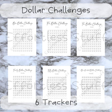 Load image into Gallery viewer, Savings Challenge Book Volume: 1 | 19 Challenges | Letter sized | Dollar Challenge | Envelope Challenge | Small Savings Challenge |