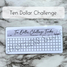 Load image into Gallery viewer, Gray Color Savings Challenge Blank Design Tracker | Laminated Trackers | Fits A6 Envelopes | Savings Challenge | Dollar Challenges | Physical Product |