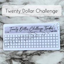 Load image into Gallery viewer, Gray Color Savings Challenge Blank Design Tracker | Laminated Trackers | Fits A6 Envelopes | Savings Challenge | Dollar Challenges | Physical Product |