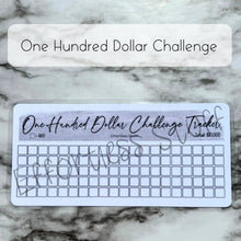 Load image into Gallery viewer, Gray Color Savings Challenge Blank Design Tracker | Laminated Trackers | Fits A6 Envelopes | Savings Challenge | Dollar Challenges | Physical Product |