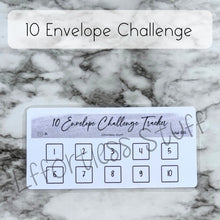 Load image into Gallery viewer, Gray Color Envelope Challenge Tracker Inserts | Laminated Trackers | Fits A6 Envelopes | Savings Challenge | Envelope Challenges | Physical Product |