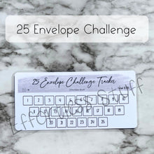 Load image into Gallery viewer, Gray Color Envelope Challenge Tracker Inserts | Laminated Trackers | Fits A6 Envelopes | Savings Challenge | Envelope Challenges | Physical Product |