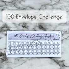Load image into Gallery viewer, Gray Color Envelope Challenge Tracker Inserts | Laminated Trackers | Fits A6 Envelopes | Savings Challenge | Envelope Challenges | Physical Product |