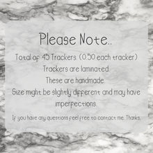 Load image into Gallery viewer, Laminated One Month Ahead Savings Challenge Trackers | Savings Challenge | Simple Design | Fits A6 Binders |