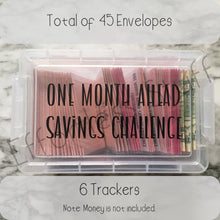 Load image into Gallery viewer, Pink One Month Ahead Savings Challenge | Savings Challenge Box | Pink Ombre | Savings Challenge |