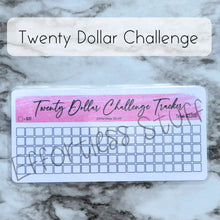 Load image into Gallery viewer, Pink Color Savings Challenge Blank Design Tracker | Laminated Trackers | Fits A6 Envelopes | Savings Challenge | Dollar Challenges | Physical Product |