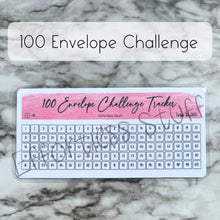 Load image into Gallery viewer, Pink Color Envelope Challenge Tracker Inserts | Laminated Trackers | Fits A6 Envelopes | Savings Challenge | Envelope Challenges | Physical Product |