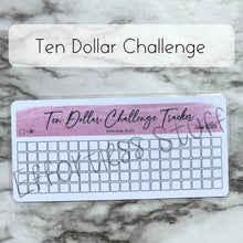 Load image into Gallery viewer, Purple Color Savings Challenge Blank Design Tracker | Laminated Trackers | Fits A6 Envelopes | Savings Challenge | Dollar Challenges | Physical Product |
