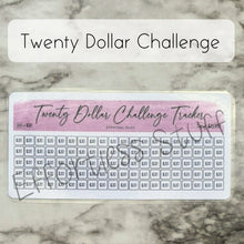 Load image into Gallery viewer, Purple Color Savings Challenge Number Design Tracker | Laminated Trackers | Fits A6 Envelopes | Savings Challenge | Dollar Challenges | Physical Product |