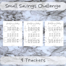 Load image into Gallery viewer, Savings Challenge Book Volume: 1 | 19 Challenges | Letter sized | Dollar Challenge | Envelope Challenge | Small Savings Challenge |