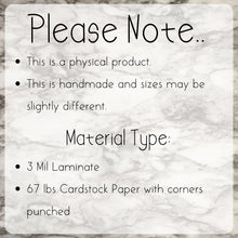 Load image into Gallery viewer, Laminated Bank Teller Slips | Sets of 2 | Physical Product |