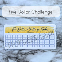 Load image into Gallery viewer, Yellow Color Savings Challenge Blank Design Tracker | Laminated Trackers | Fits A6 Envelopes | Savings Challenge | Dollar Challenges | Physical Product |