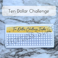 Load image into Gallery viewer, Yellow Color Savings Challenge Blank Design Tracker | Laminated Trackers | Fits A6 Envelopes | Savings Challenge | Dollar Challenges | Physical Product |
