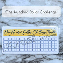 Load image into Gallery viewer, Yellow Color Savings Challenge Blank Design Tracker | Laminated Trackers | Fits A6 Envelopes | Savings Challenge | Dollar Challenges | Physical Product |