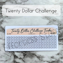 Load image into Gallery viewer, Cream Color Savings Challenge Number Design Tracker | Laminated Trackers | Fits A6 Envelopes | Savings Challenge | Dollar Challenges | Physical Product |
