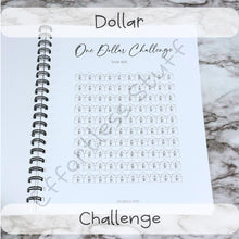 Load image into Gallery viewer, Savings Challenge Book Volume: 1 | 19 Challenges | Letter sized | Dollar Challenge | Envelope Challenge | Small Savings Challenge |
