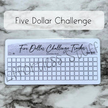Load image into Gallery viewer, Gray Color Savings Challenge Blank Design Tracker | Laminated Trackers | Fits A6 Envelopes | Savings Challenge | Dollar Challenges | Physical Product |

