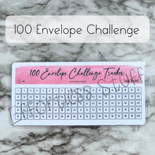 Load image into Gallery viewer, Pink Color Envelope Challenge Tracker Inserts | Laminated Trackers | Fits A6 Envelopes | Savings Challenge | Envelope Challenges | Physical Product |
