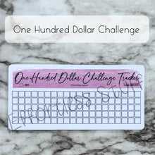 Load image into Gallery viewer, Purple Color Savings Challenge Blank Design Tracker | Laminated Trackers | Fits A6 Envelopes | Savings Challenge | Dollar Challenges | Physical Product |
