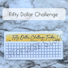 Load image into Gallery viewer, Yellow Color Savings Challenge Blank Design Tracker | Laminated Trackers | Fits A6 Envelopes | Savings Challenge | Dollar Challenges | Physical Product |
