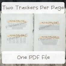 Load image into Gallery viewer, Printable Cream Color Envelope Tracker Insert| Fits Size A6 Envelope | Envelope Challenge |
