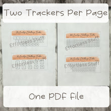 Load image into Gallery viewer, Printable Orange Color Envelope Tracker Insert| Fits Size A6 Envelope | Envelope Challenge |
