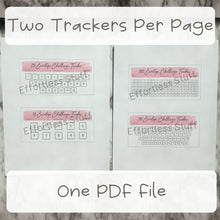 Load image into Gallery viewer, Printable Pink Color Envelope Tracker Insert| Fits Size A6 Envelope | Envelope Challenge |
